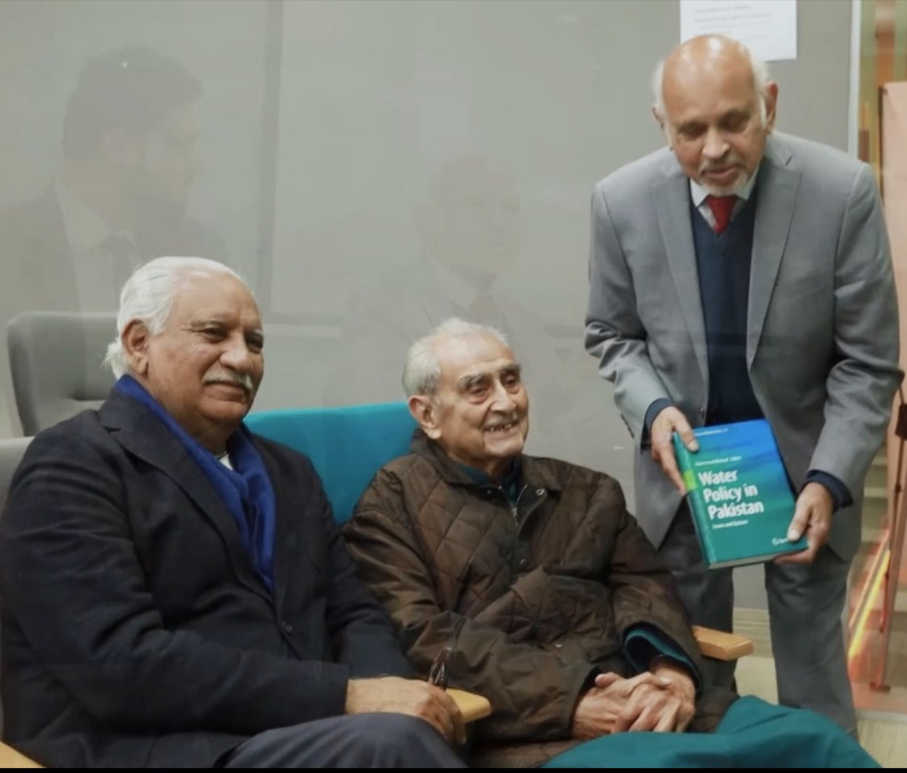 Book launch with Syed Babar Ali, Chairman of LUMS.