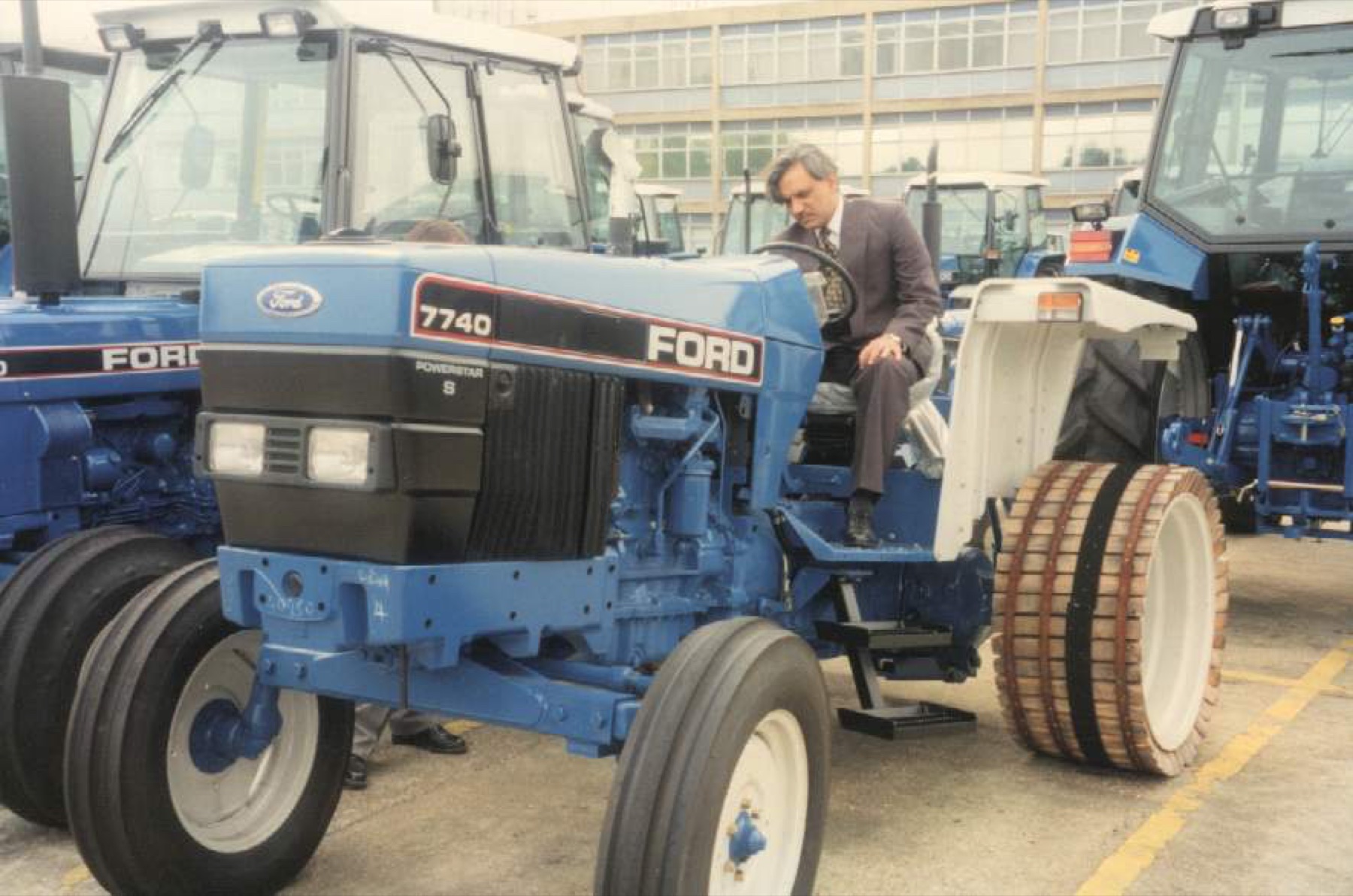 Progressive manufacturing of Ford tractors, early in Sharif's engineering career.
