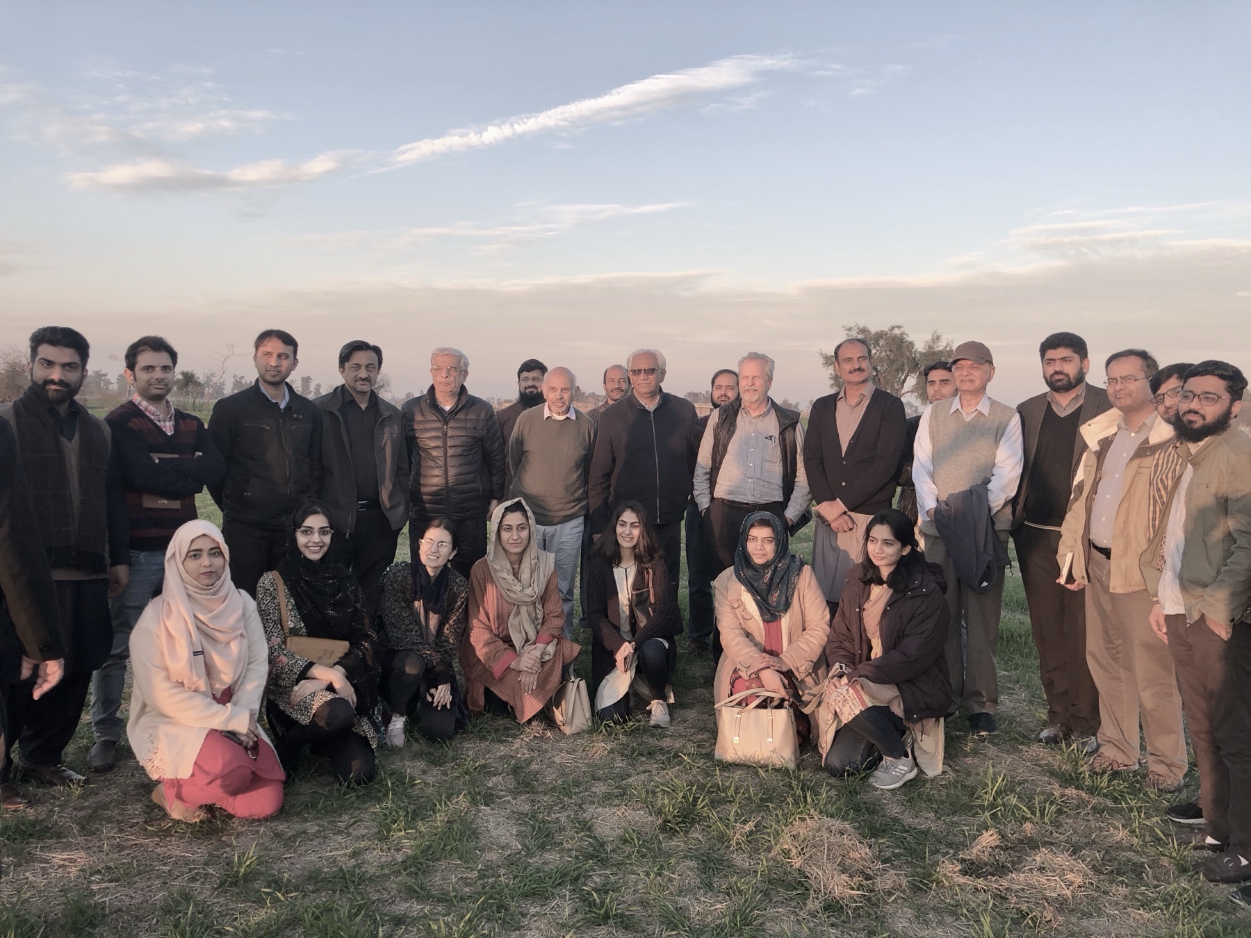 Field day with the LUMS team and Prof. James Wescoat of MIT.