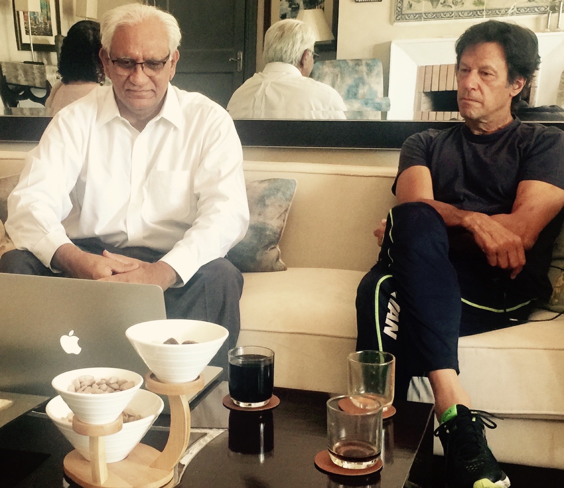 Explaining PQNK directly to Prime Minister Imran Khan.