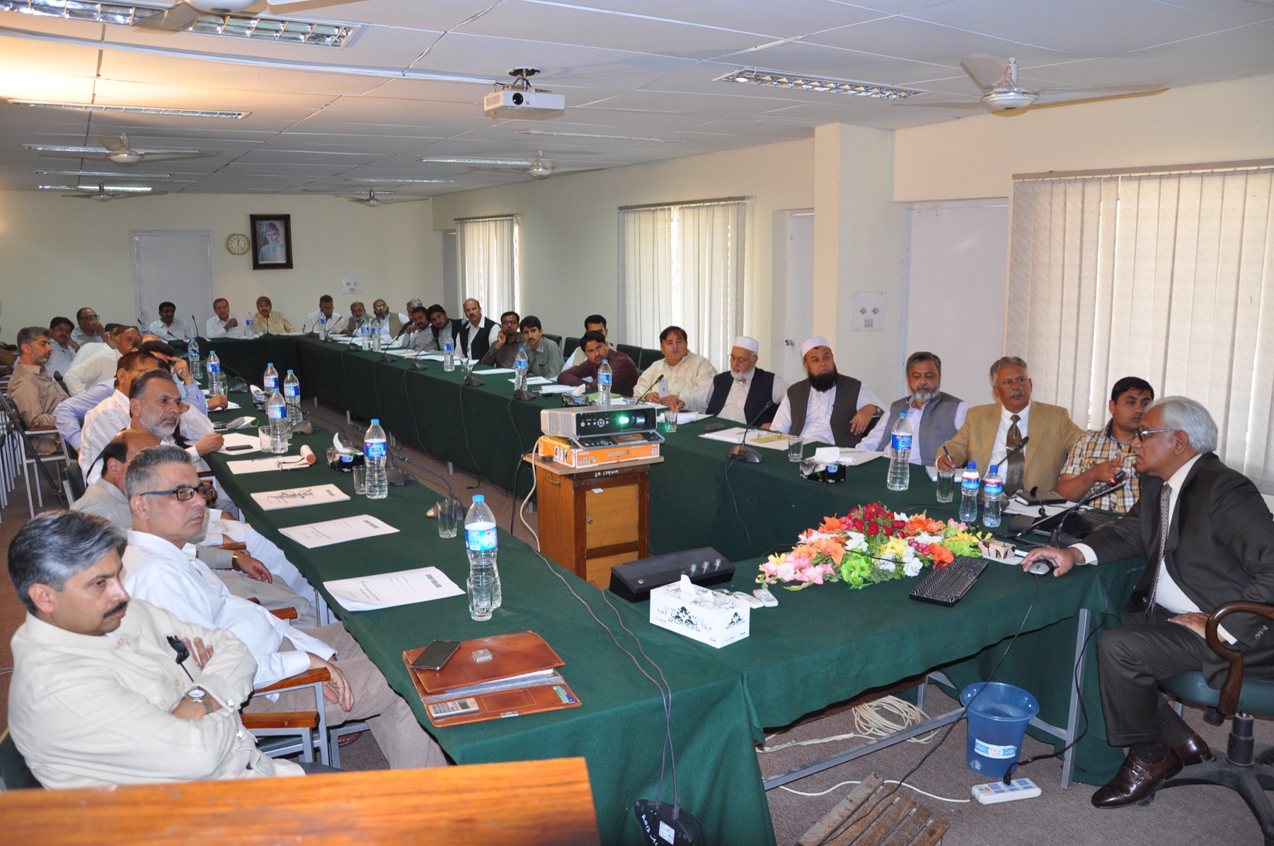 ZTBL staff training, Sharif serving as a board member.